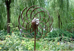Backyard Windmill Solar Kinetic Wind Spinner