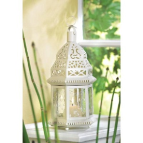 Ivory Moroccan Lantern
