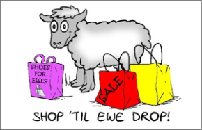 Shop Til Ewe Drop