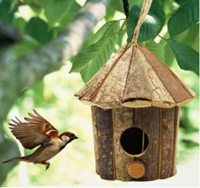 Stylish Wooden Bird House
