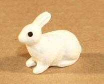 Ceramic Rabbit Figurine 