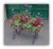 Plant and Flower Cradle - Decorative Wrought Iron Metal Planter