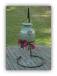 Wrought Iron Australian Down Under Outdoor Garden Pot Stand